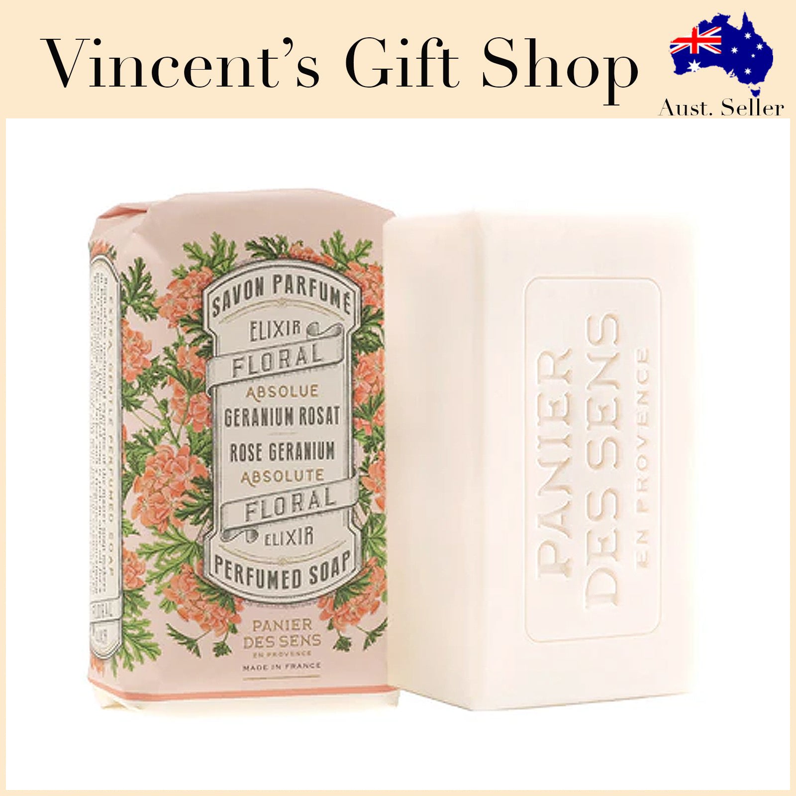 Panier des Sens Rose Geranium Perfumed Soap