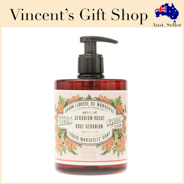 Panier des Sens Rose Geranium Marseille Liquid Soap